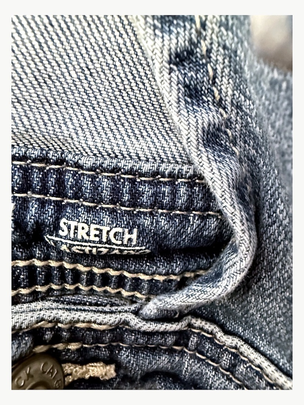 Cat & Jack Girls Stretch Denim Overalls Medium 8 Blue Distressed Adjustable Stra - Picture 4 of 7